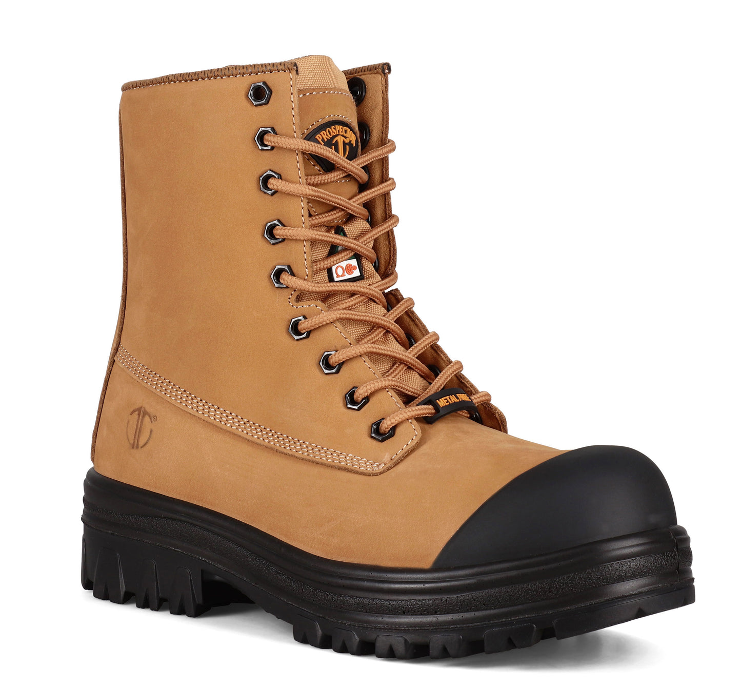 Prospector Work Boots Power8 Wheat Shoes